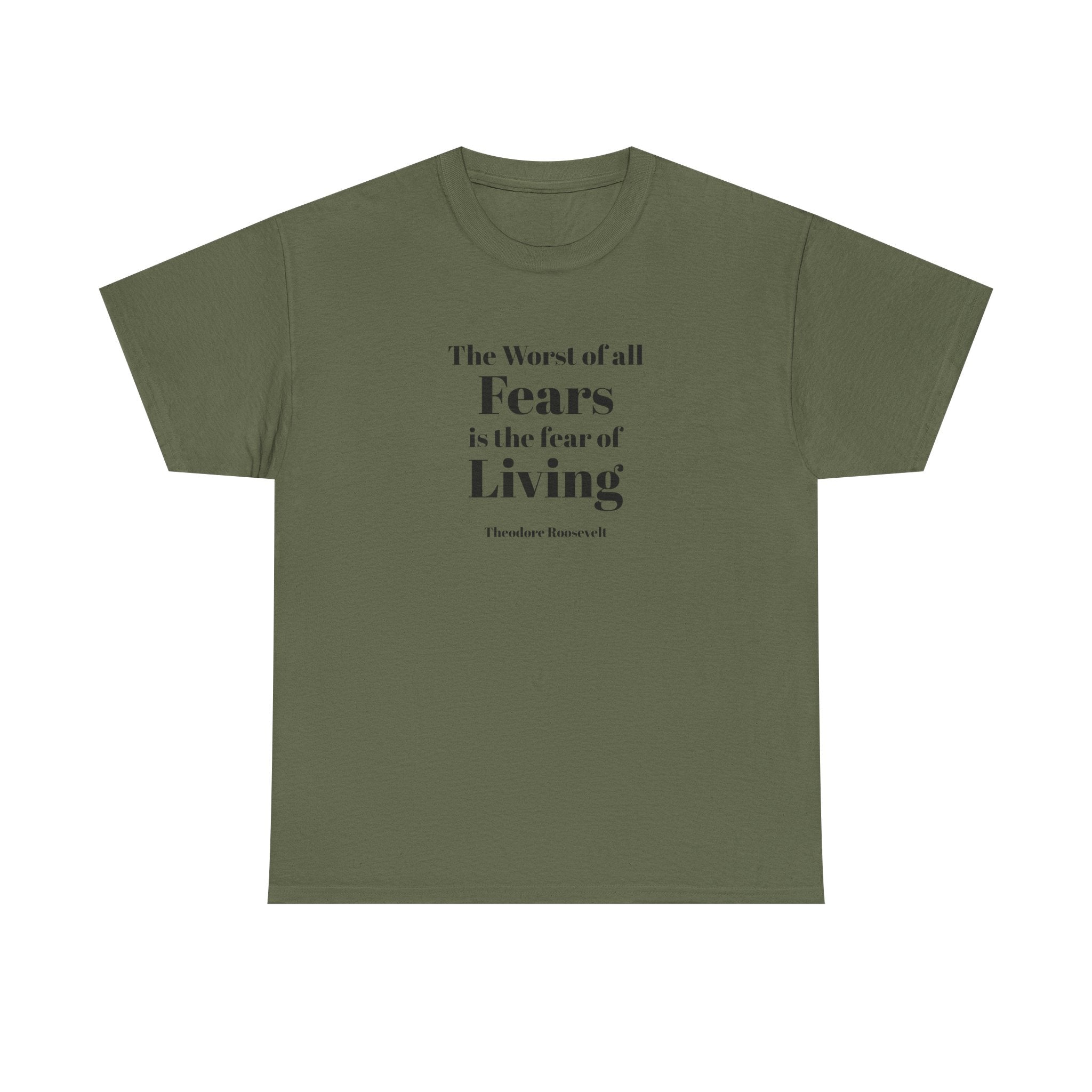 Theodore Roosevelt Stoic Quote T-shirt front