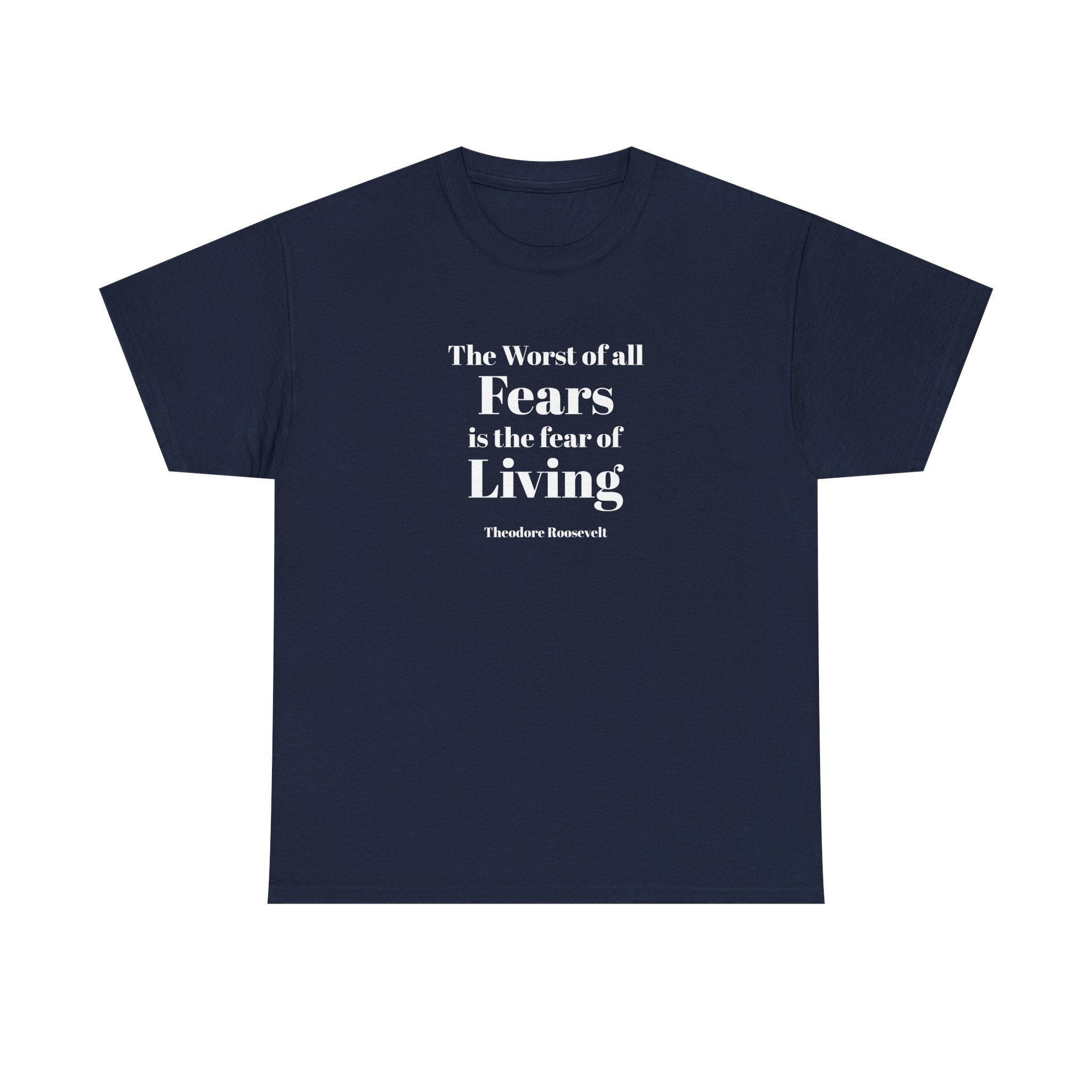 Theodore Roosevelt Stoic Quote T-shirt front