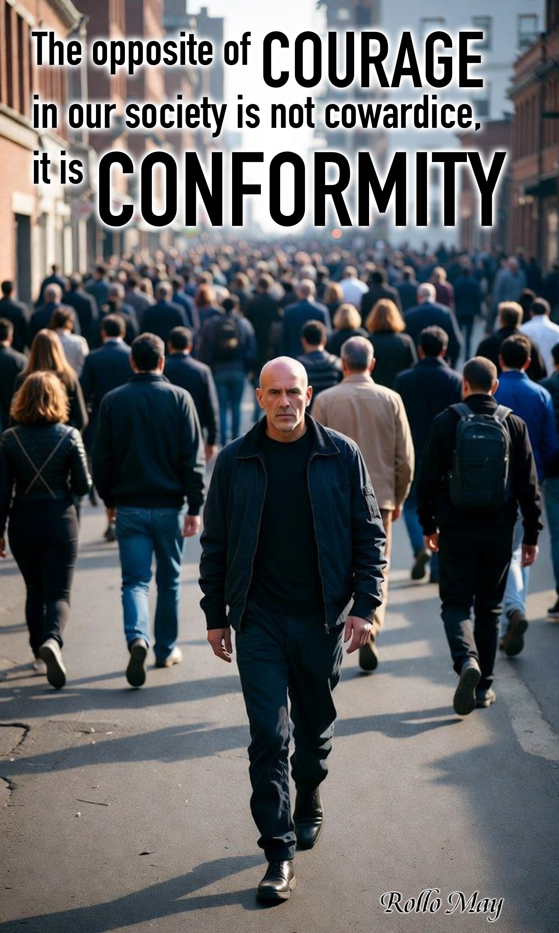 Courage Over Conformity Artistic Tee