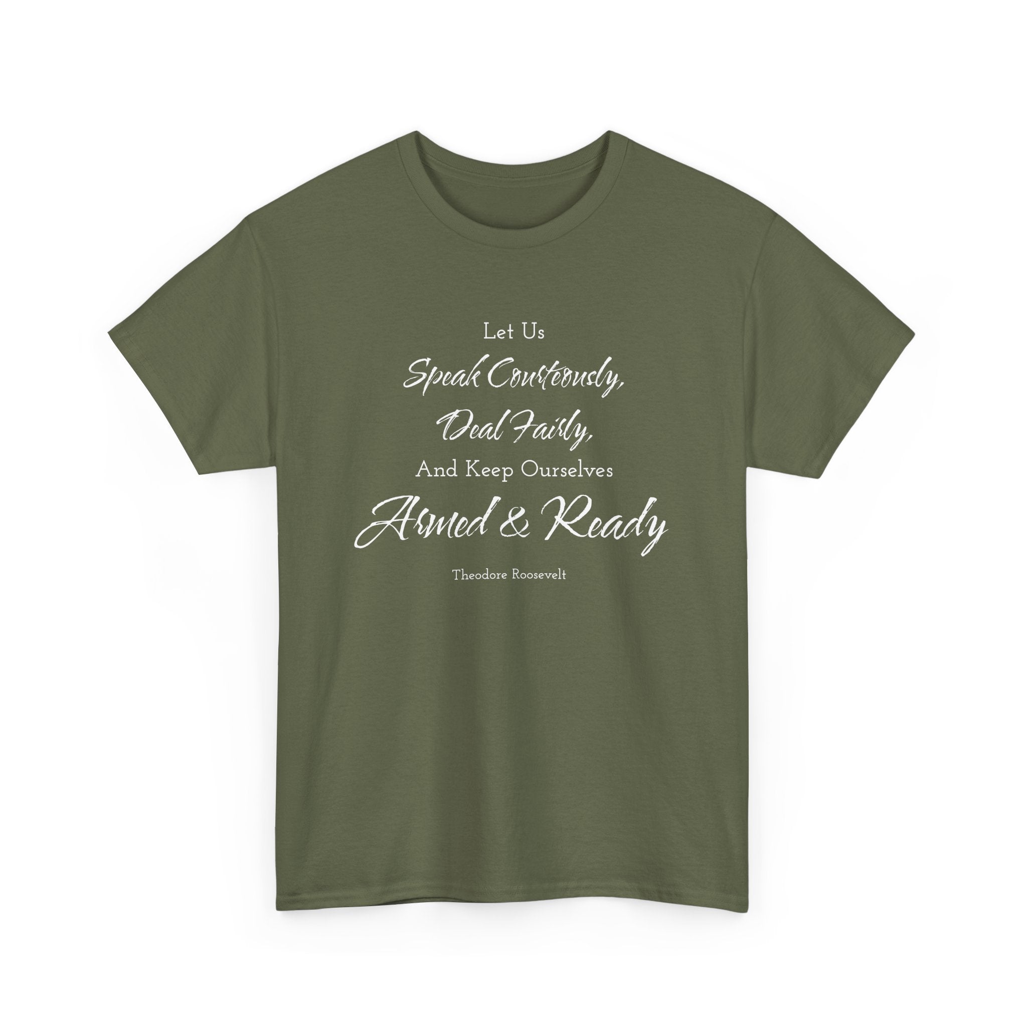 Armed and Ready Teddy Roosevelt Tee