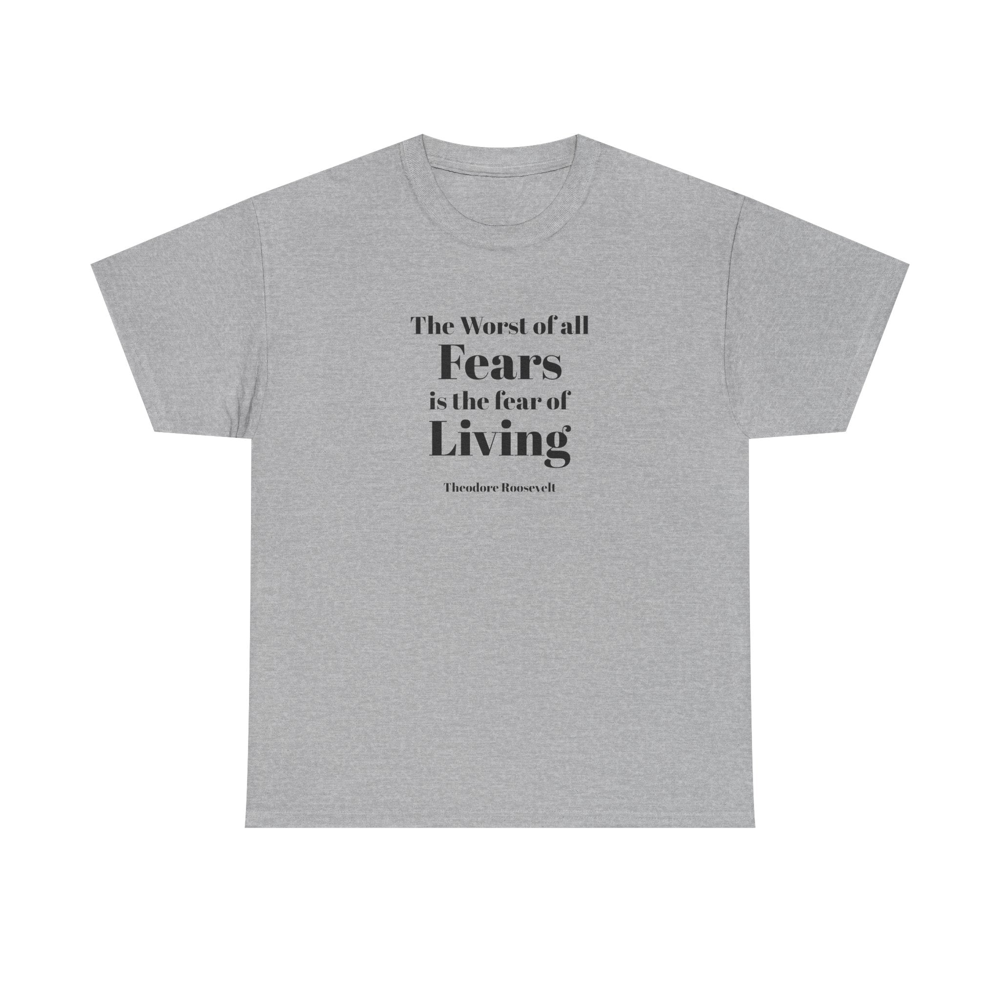 Theodore Roosevelt Stoic Quote T-shirt front