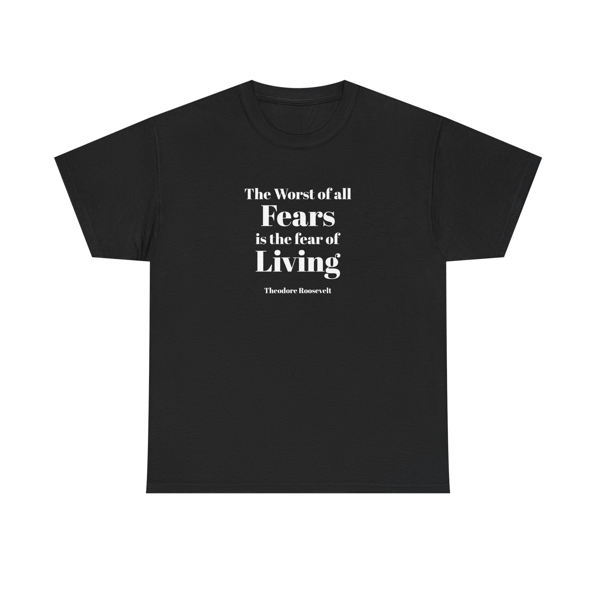 Theodore Roosevelt Stoic Quote T-shirt front