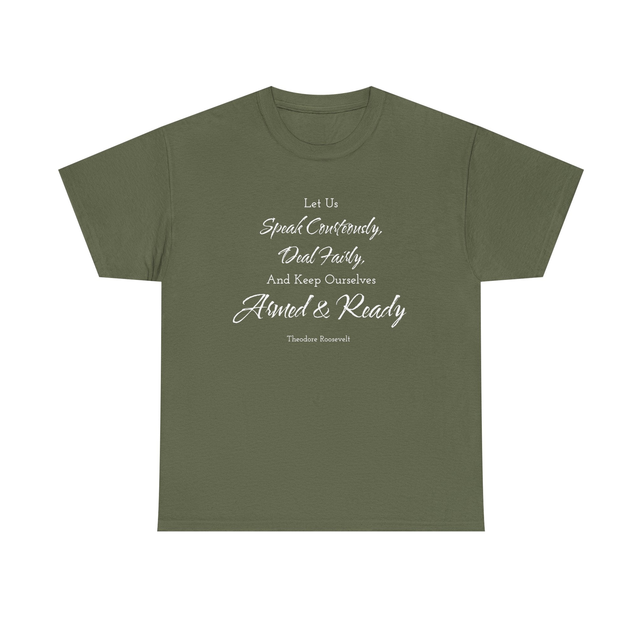 Armed and Ready Teddy Roosevelt Tee