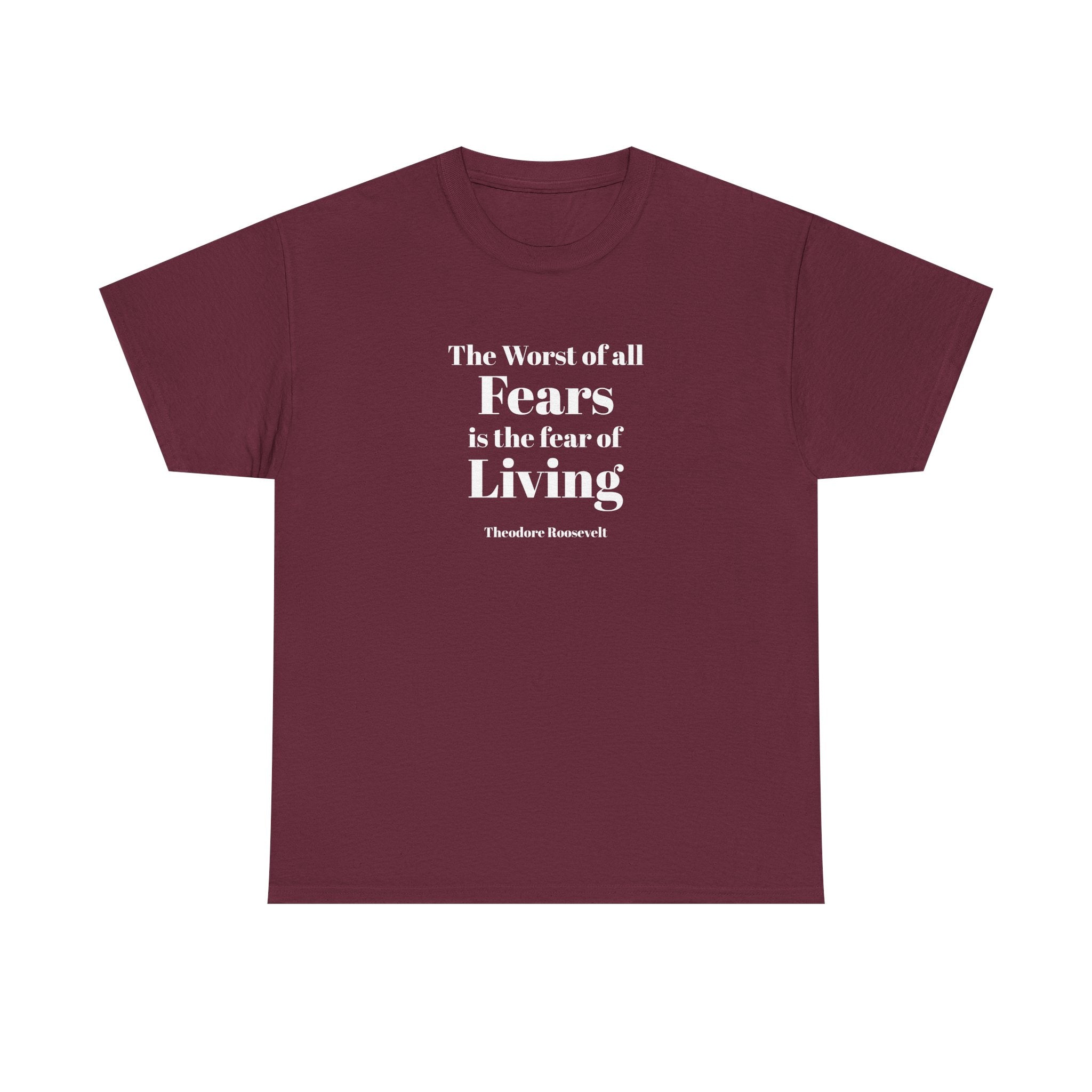 Theodore Roosevelt Stoic Quote T-shirt front