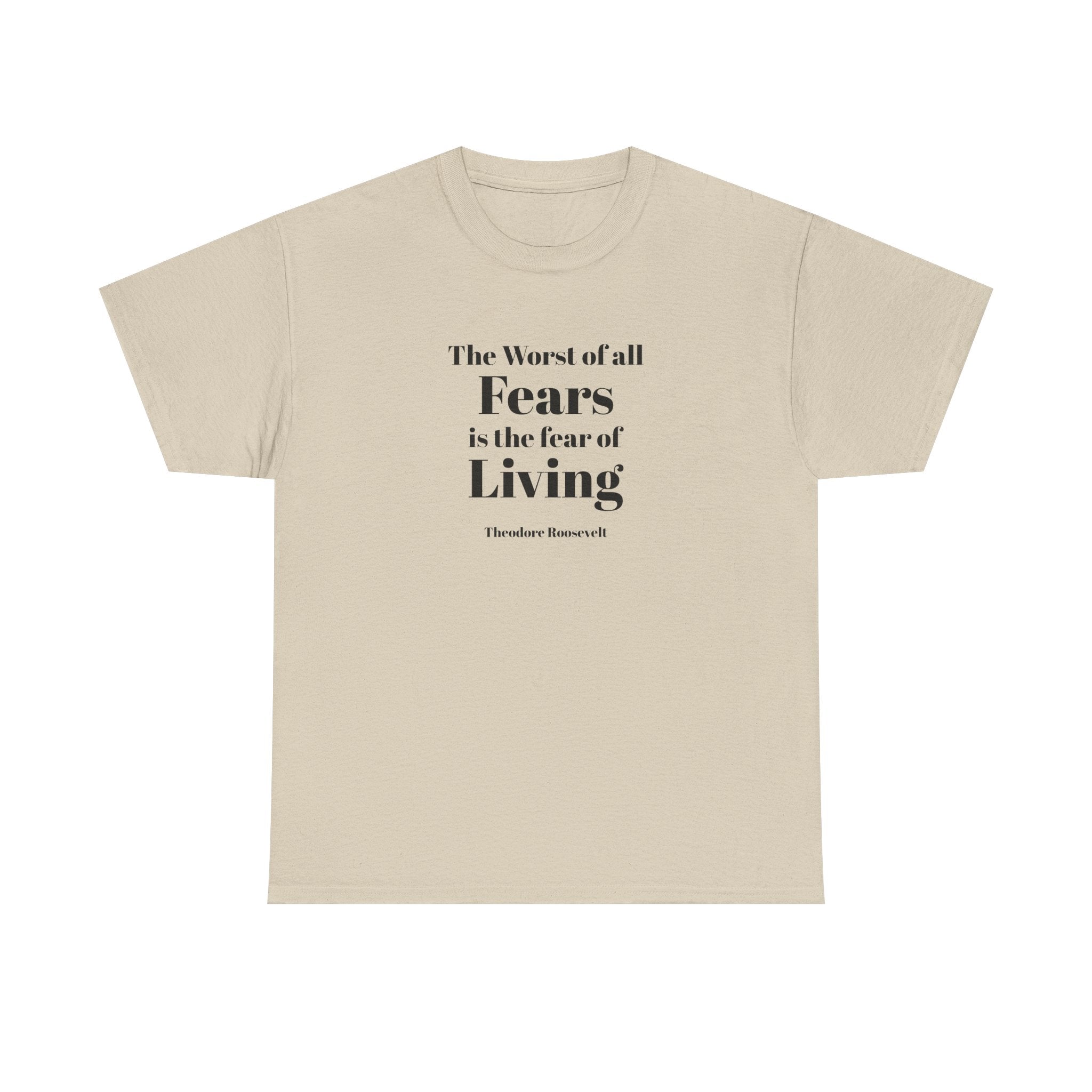 Theodore Roosevelt Stoic Quote T-shirt front